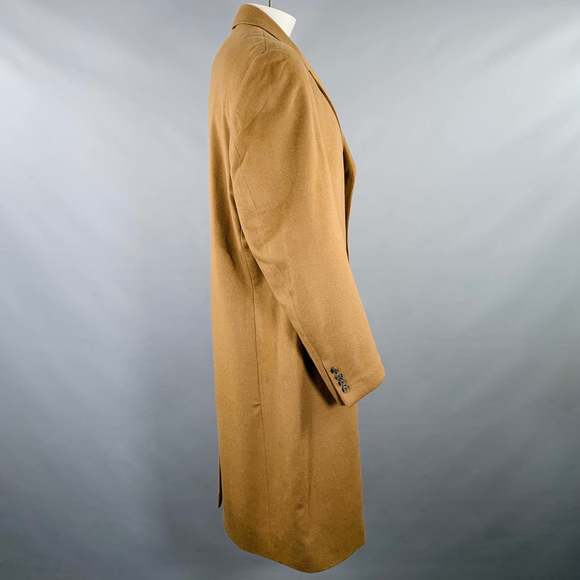 JoS. A. BANK Tan Cashmere Single Breasted Coat - Picture 2 of 5